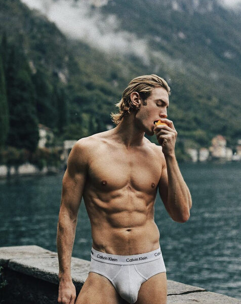 Not the only thing he likes to munch on…