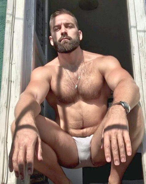 Squatting in the doorway waiting for you…