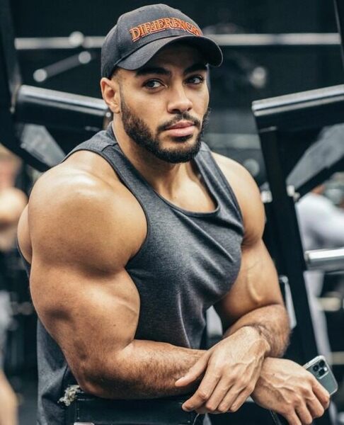His big sexy arms