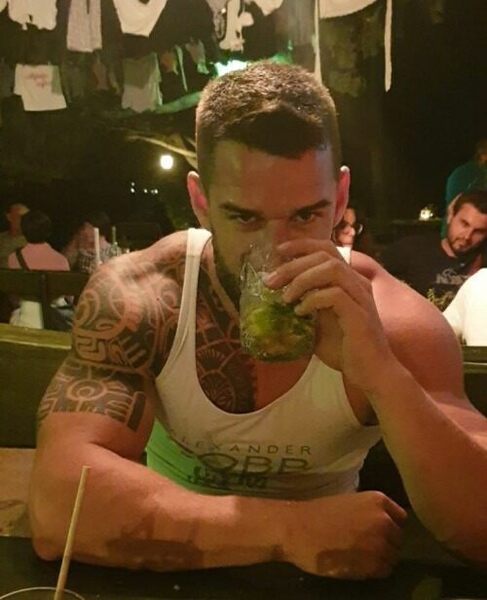 At the bar