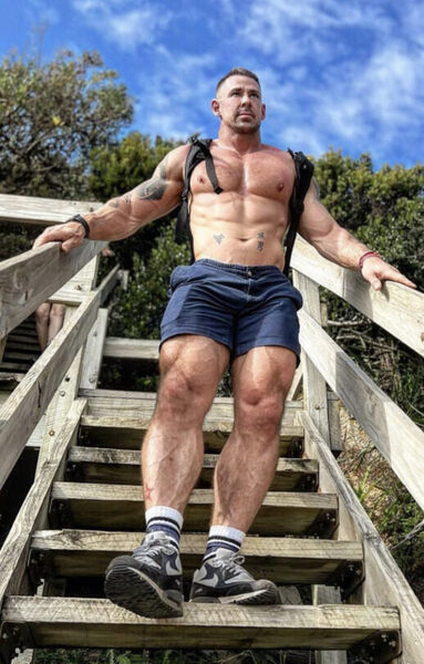 It may not be the grandest set of stairs, but he does promise a stairway to Heaven.