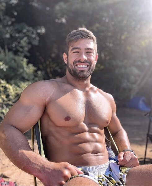 And he would look even happier if you were to suck his cock!