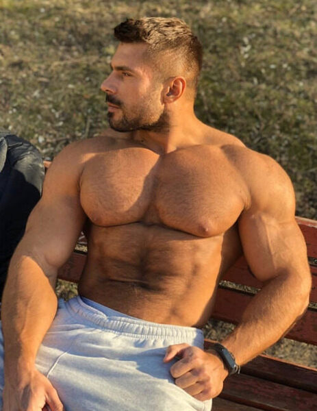 When was the least time you saw something like this sitting on a park bench?