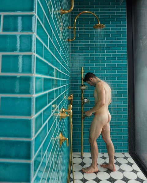 There’s enough room for an orgy in that shower!  So….