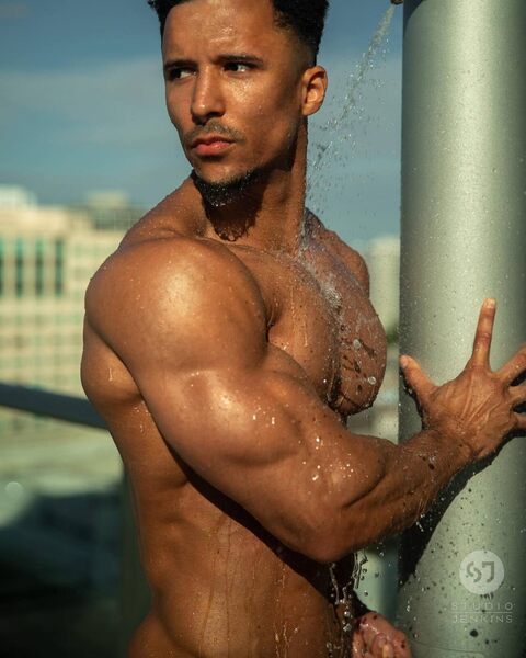 Looking for someone to join him in the shower.