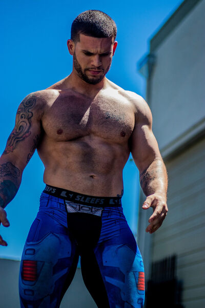 Spandex jock