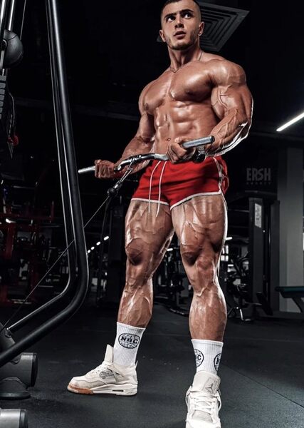 Getting pumped up so you can worship him at his best