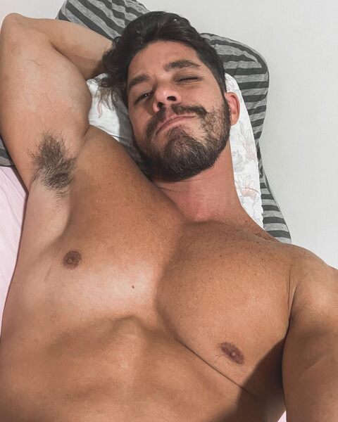 His smooth chest