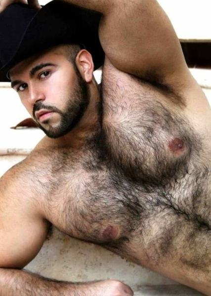 He’s ready here and now… no need to go behind the barn…