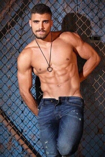 He’s as wild as they cum… and that’s the reason for the cage….