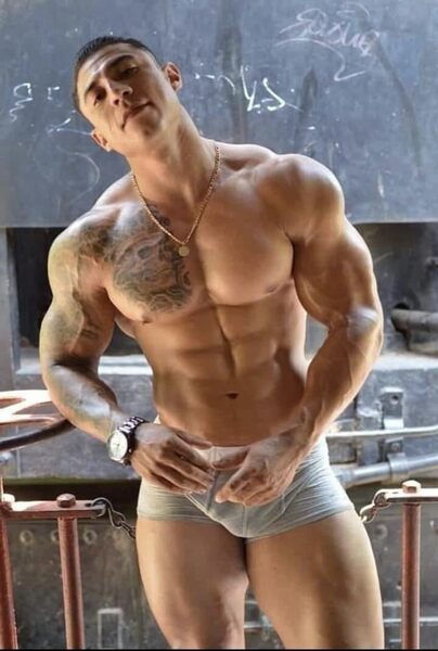 Makes you hard Asian muscle