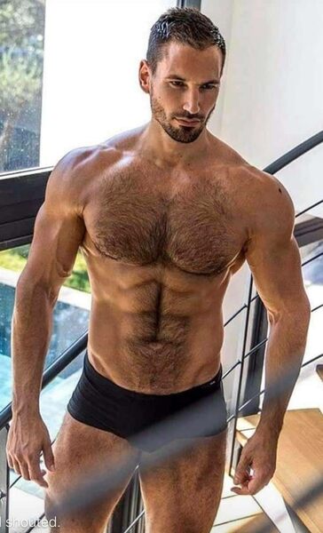 A hairy hunk