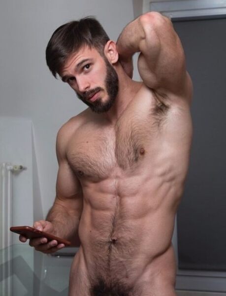 He only trims his beard…