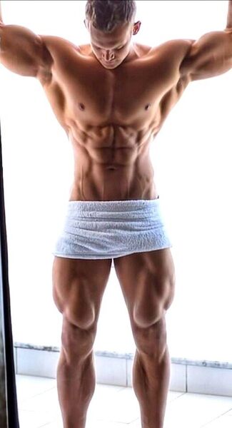 Golden and ripped