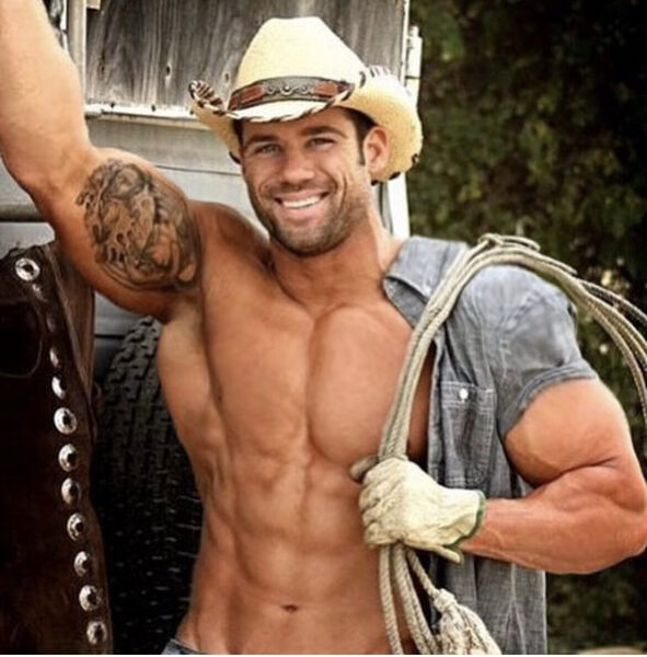 Cowboy ripped