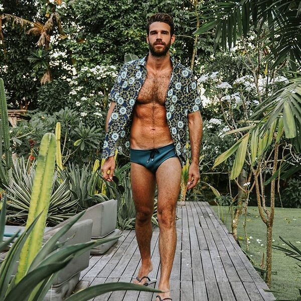Blending in with his natural habitat…