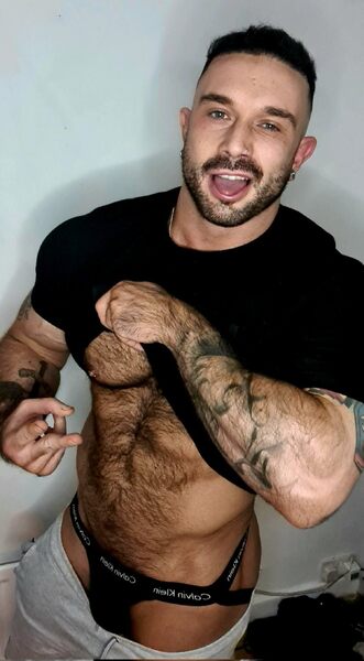 Hopes his black jockstrap will further entice you…
