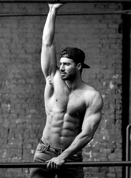 Looking hot with his backwards cap