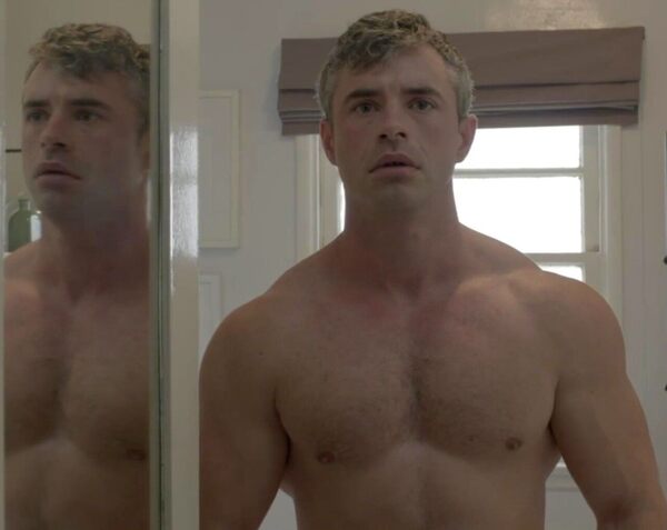 His blondish reflection