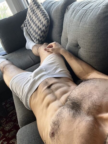 Hopefully that couch can support another body and some rough and tumble!