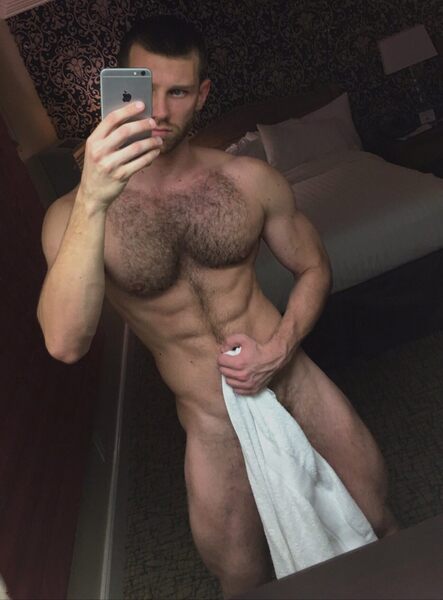 Now that you took the pic you can hand me the towel and we can get down to business.
