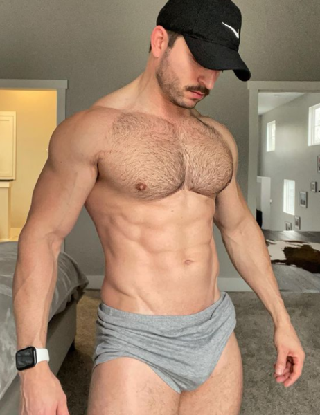 Is there someone on their knees on floor or is he just wishing that were the case…