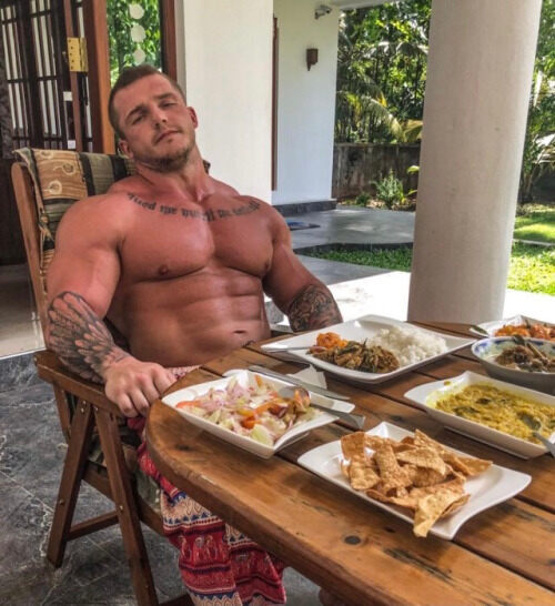 And that’s just his breakfast!