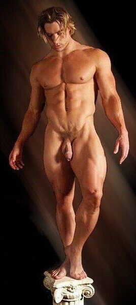 Yes!  He belongs on a pedestal!
