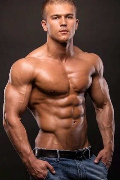 Pecs and packed abs