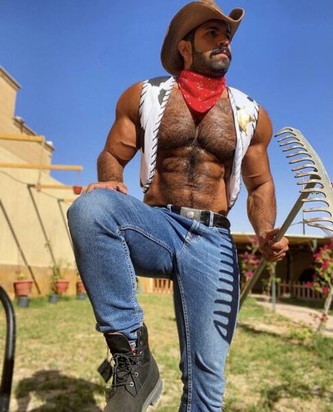 Lawn boy cowboy