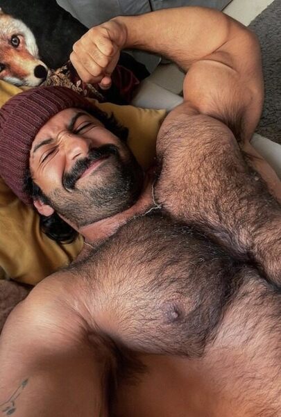 Sweet and cuddly in bed…