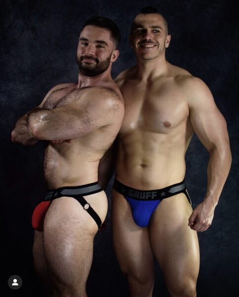 Jockstrap buds… and well filled indeed!