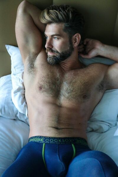 Quite the looker!  WOOF!  I’m guessing what’s hidden in those COCKSOX is just as inviting!