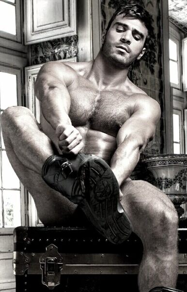 He likes to have his boots licked…