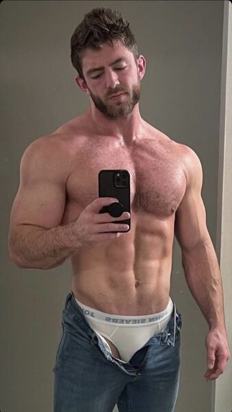 Showing his John Silvers tightly-whiries