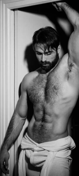 In the door frame…