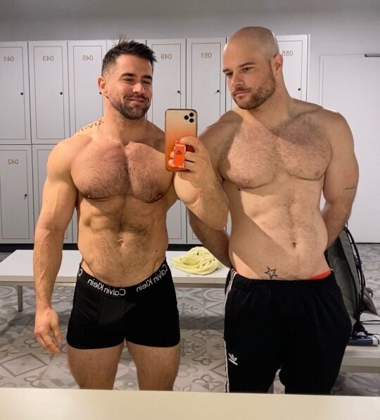 Locker room bros