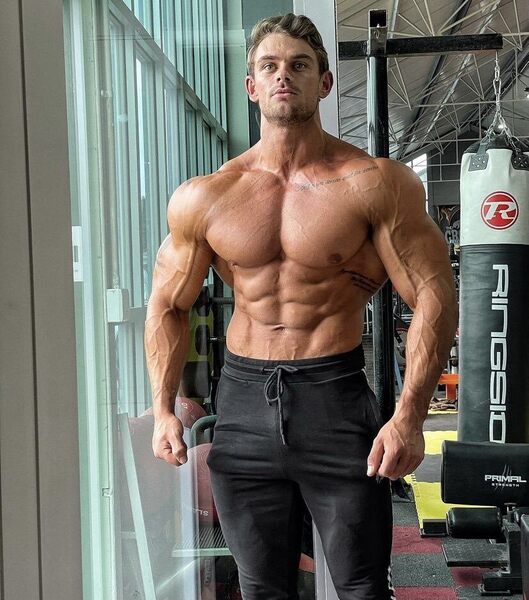 He obviously has spent some time in that gym