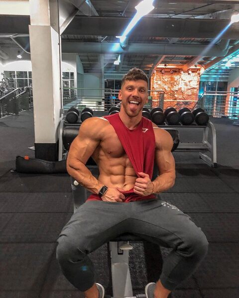 Your tongue can taste all of this after my sweaty workout.