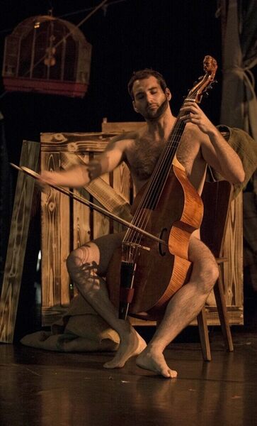 Reminds me of the punchline to an old joke about a cellist, “…and he played it between his legs…”