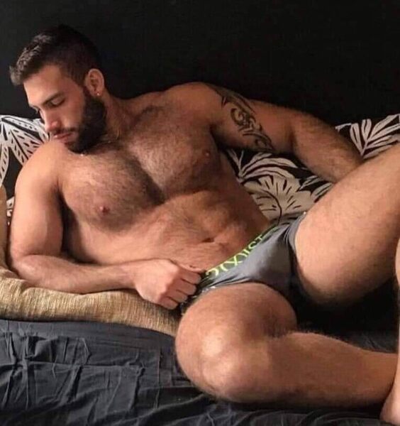 He looks like he’s ready to doze off on that couch… perhaps you need to perk him up