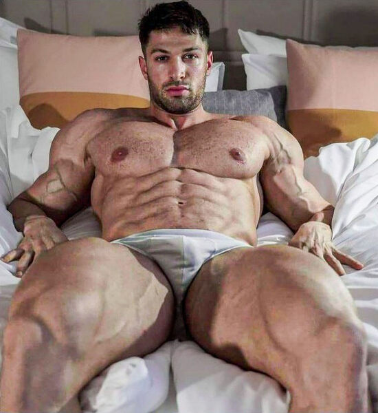 The bed is set up for pillow talk, but I’m guessing you both have other ideas…