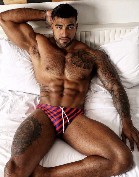 Look into his eyes… he’s poised to offer you quite the intense experience.