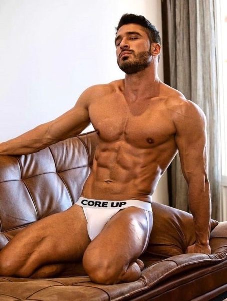 Hot guy - white jockstrap