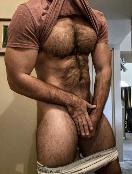 Fit and hairy, but why so shy?