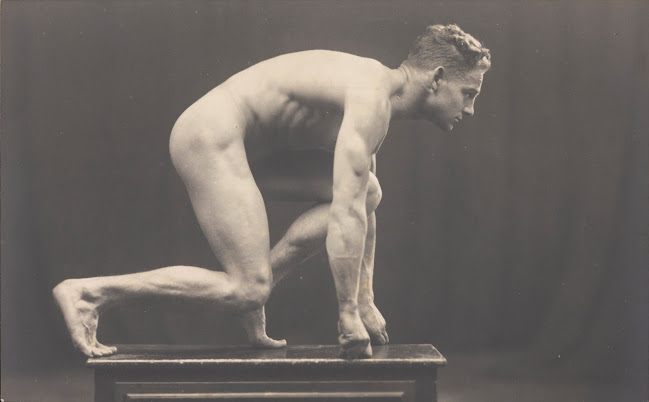 Laurence Woodford on a British postcard from the 1920s