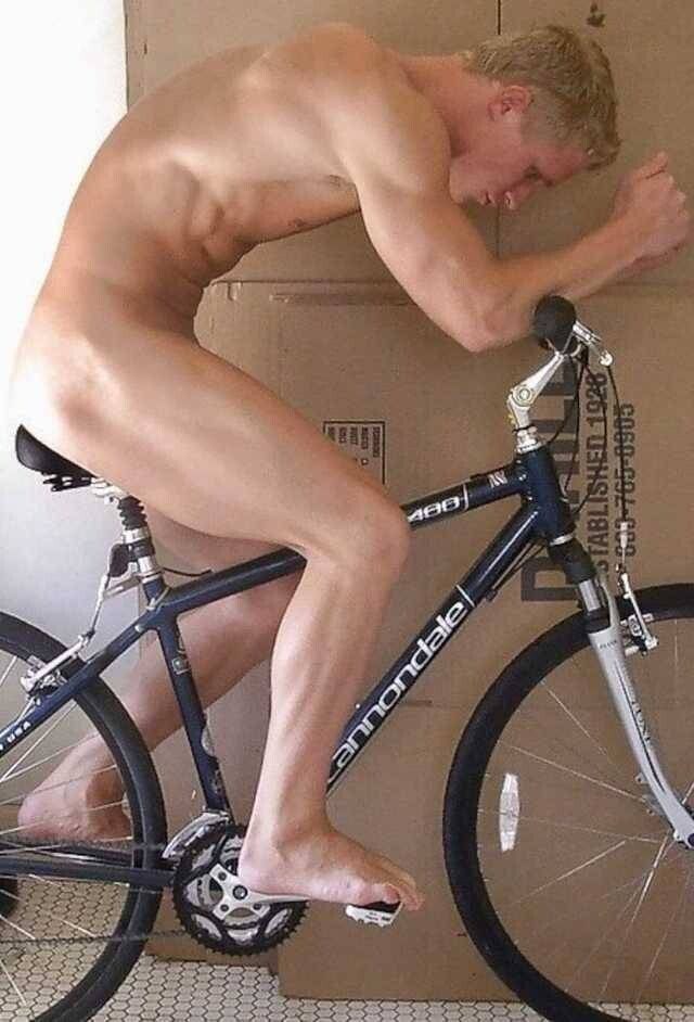 Blond on a Bike
