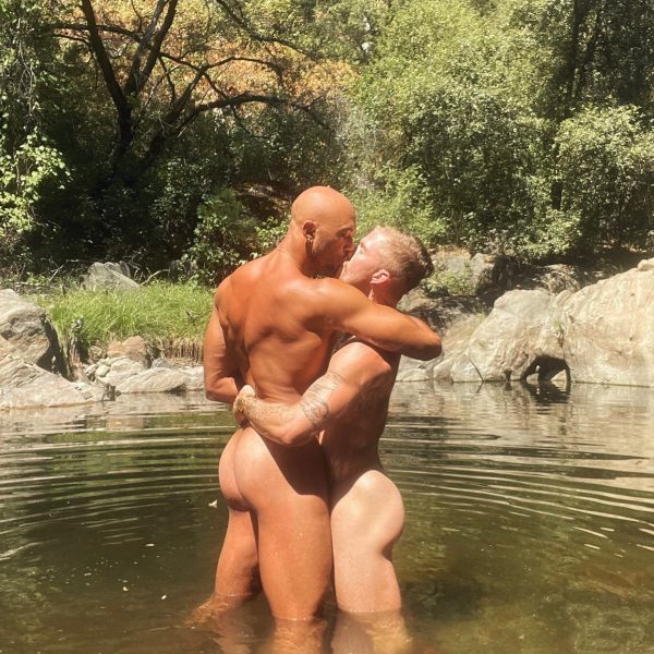 I was Bald and he was Blond when we Kissed in the Pond