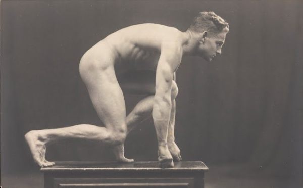 Laurence Woodford on a British postcard from the 1920s