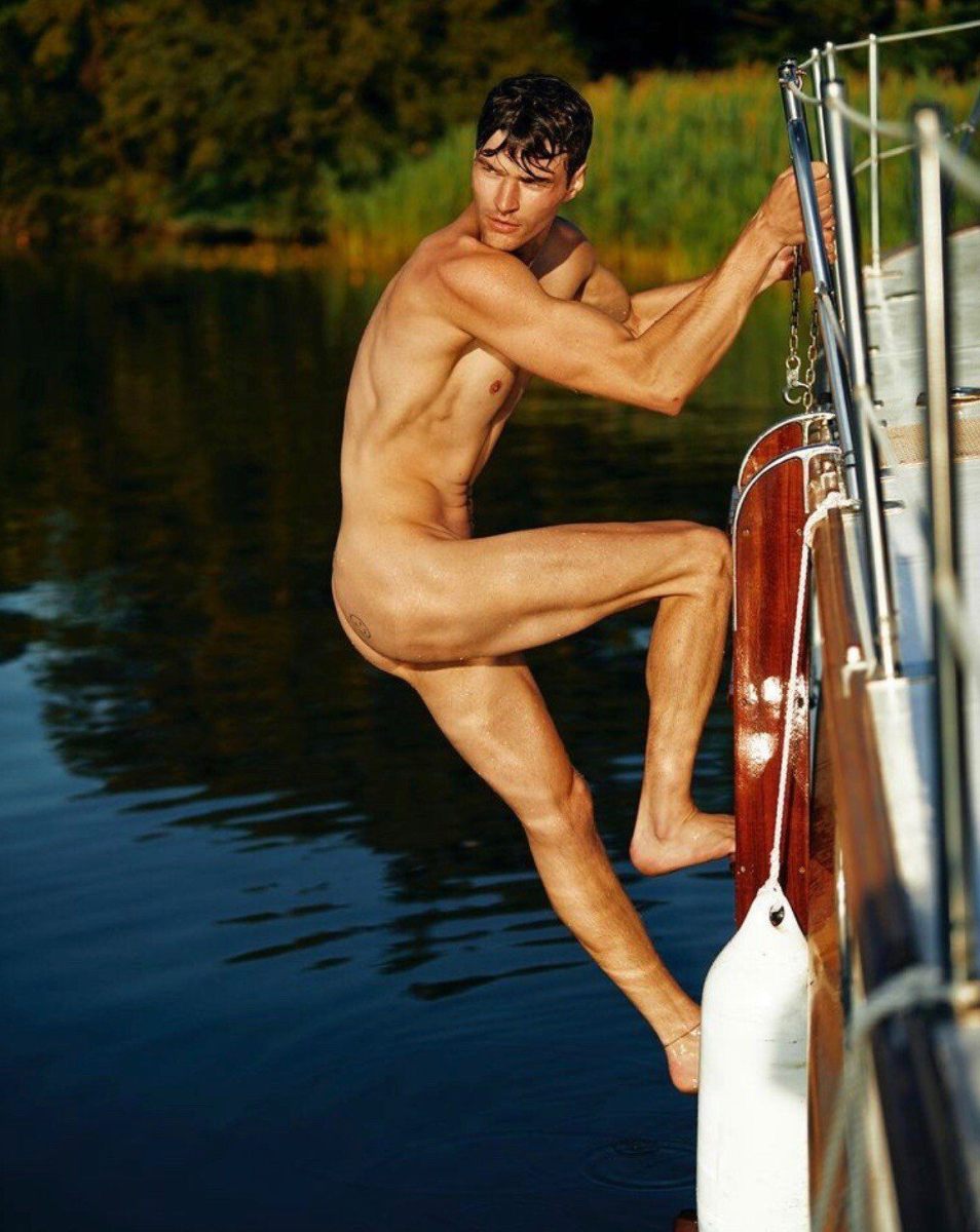 His Morning Dip
